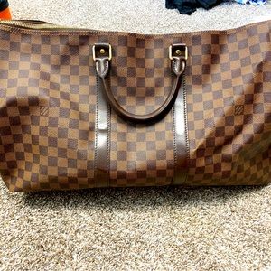 Keepall 45 Bandouliere | Damier print